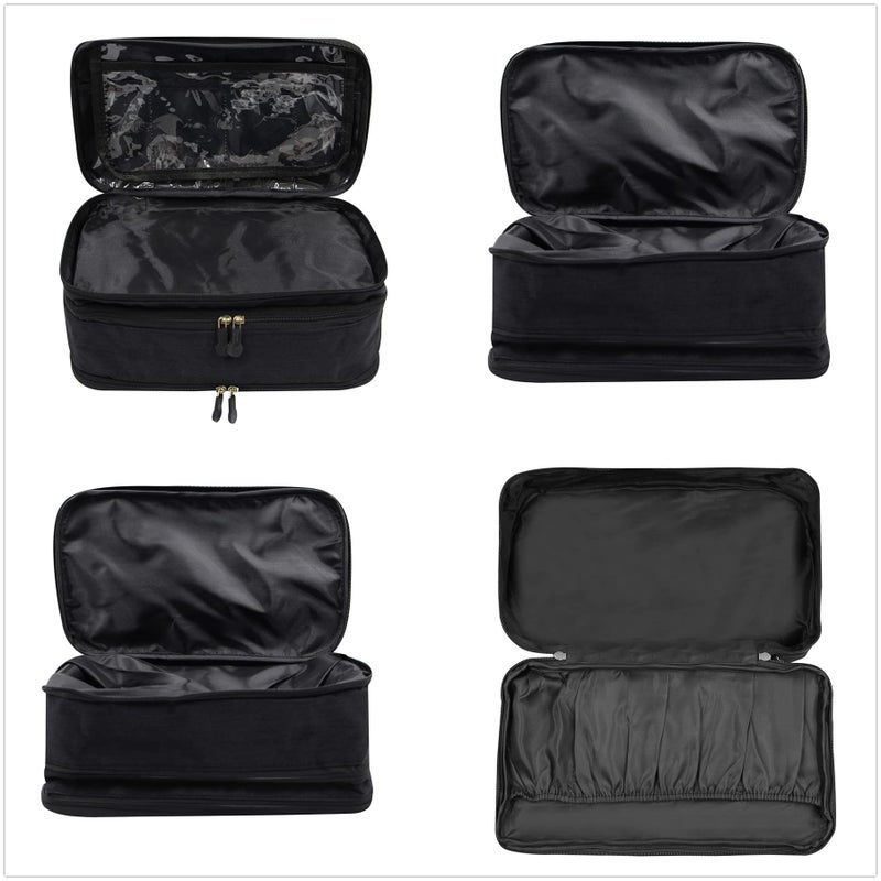 MINGSEECESS Portable Underwear Bra Storage Bag Waterproof Travel Organizers Multi-Layer Toiletry Packing Cube - Image 4